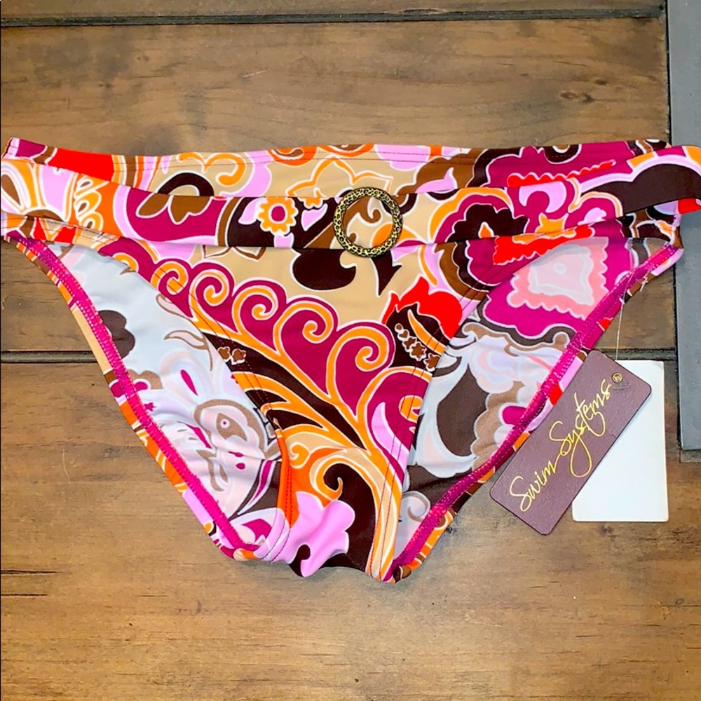 Swim Systems Designer Bathing Suit Bottoms Bikini